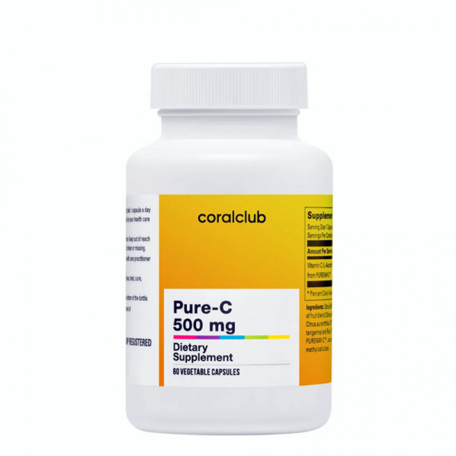 Pure-C 500 mg (60 vegetable capsules